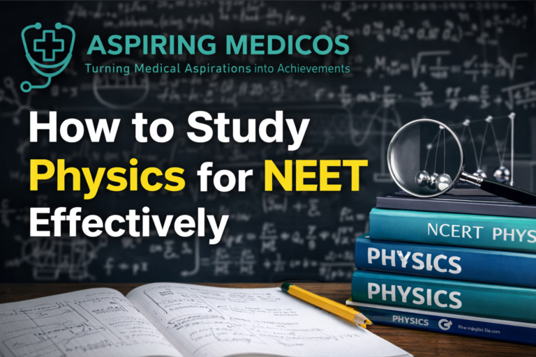 How to study physics for NEET effectively – Aspiring Medicos physics study guide