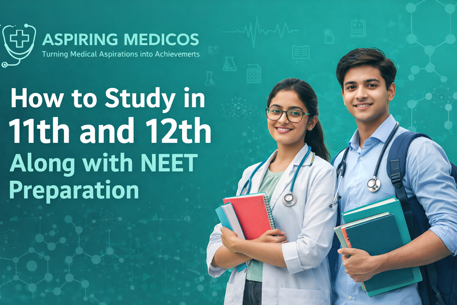 how to study in 11th and 12th along with neet preparation for medical students