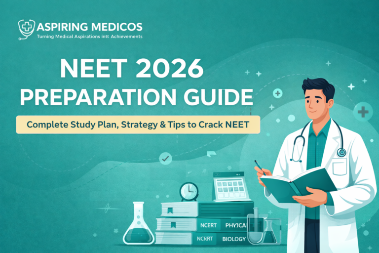 NEET Preparation 2026 study plan