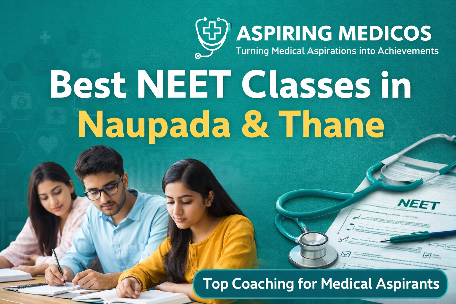 Best NEET classes in Naupada and Thane coaching for medical aspirants by Aspiring Medicos