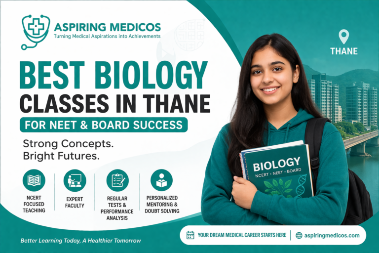 Best biology classes in Thane for NEET preparation at Aspiring Medicos